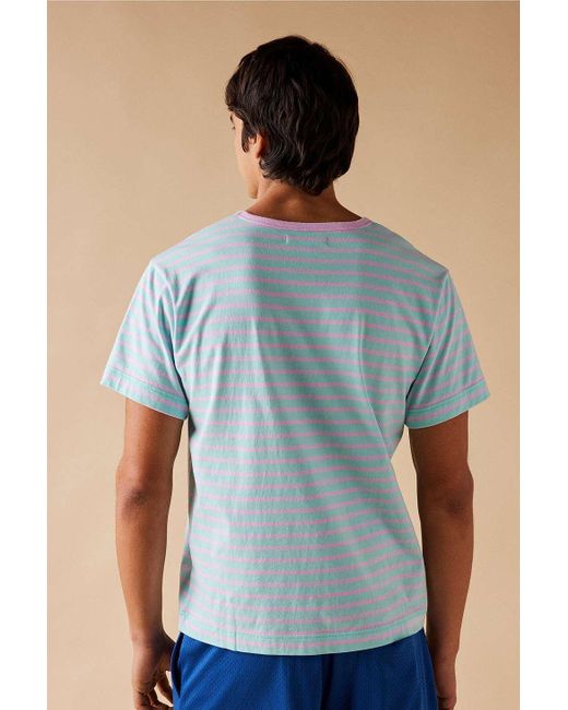 Urban Outfitters Blue Uo Striped T-shirt for men