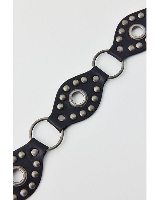 Urban Outfitters Multicolor Uo Studded Leather Tie Belt