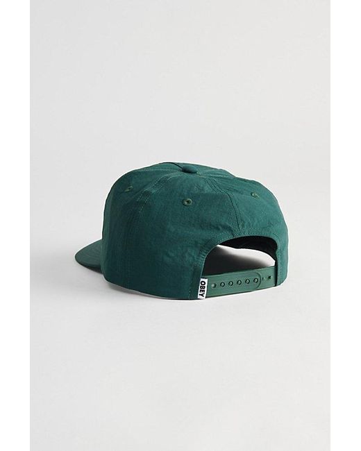 Obey Green Tropical 5-Panel Baseball Hat for men