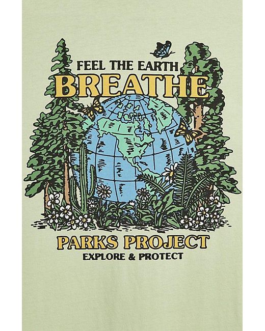 Parks Project Green Feel The Earth Tee for men