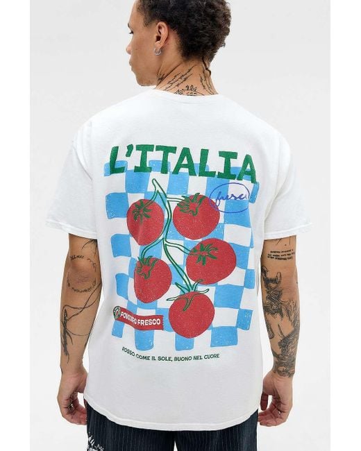 Urban Outfitters Gray Uo L'italia T-shirt for men