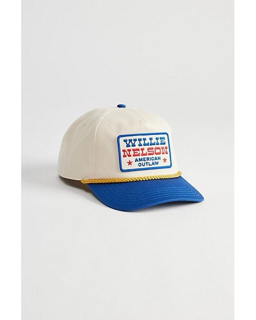 American Needle Blue Willie Nelson Baseball Hat for men