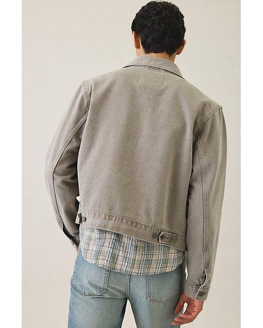 Levi's Gray Embarcadero Station Denim Work Jacket for men