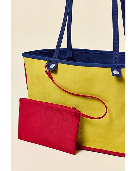 Baggu Blue Medium Nylon Reverse Tote Bag