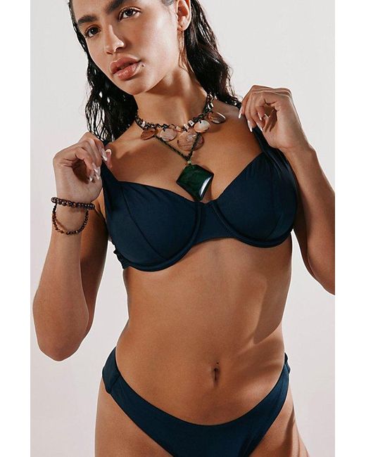 Roxy Black Beach Classics Underwire Bikini Top