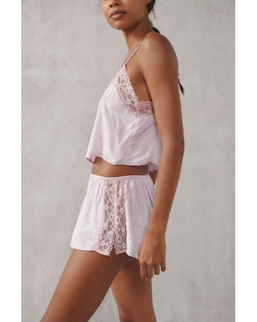 Out From Under Hit Snooze Lace Cami & Short Set
