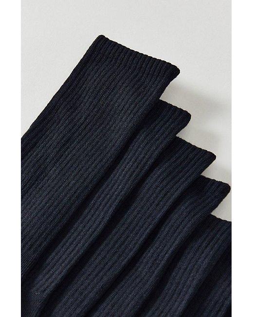 Timberland Blue Performance Cushioned Crew Sock 4-Pack for men
