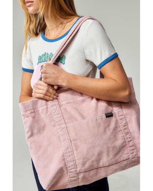 BDG Tab Corduroy Tote Bag in Pink Lyst UK