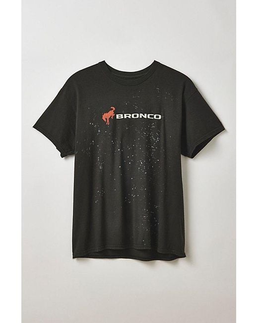 Urban Outfitters Black Ford Bronco Paint Splatter Graphic Tee for men