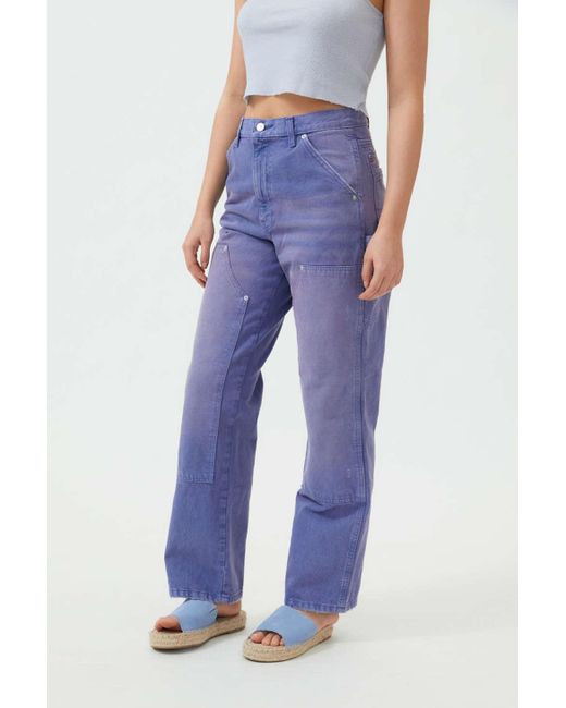 BDG Purple High-waisted Carpenter Jean