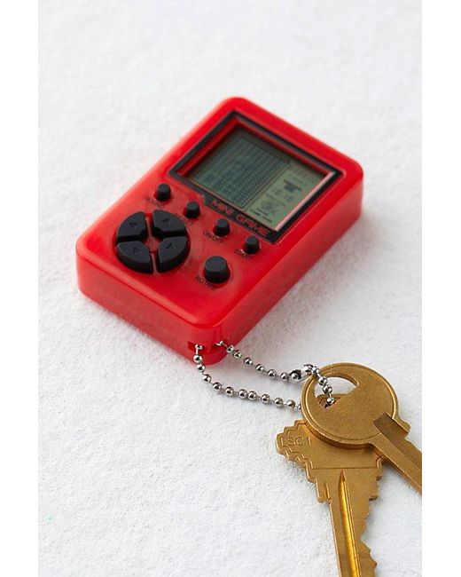 Urban Outfitters Red Pocket Arcade Keychain