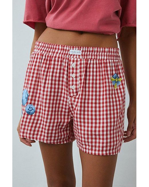 Out From Under Red Boxer Short