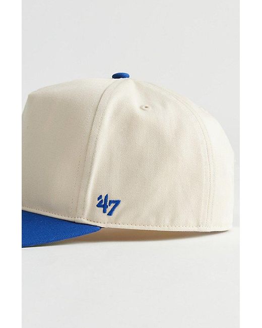 '47 Blue Brand La Dodgers Hitch Relaxed Fit Baseball Hat for men