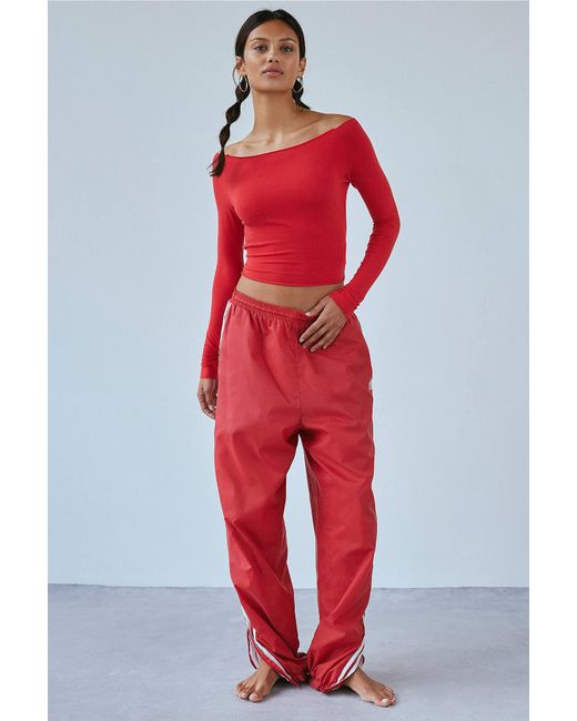 Out From Under Red Long Sleeve Boatneck Top