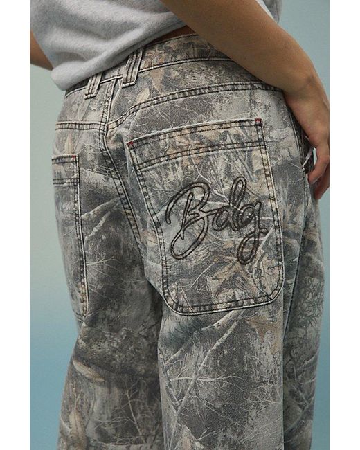 BDG Blue Jaya Printed Baggy Pants