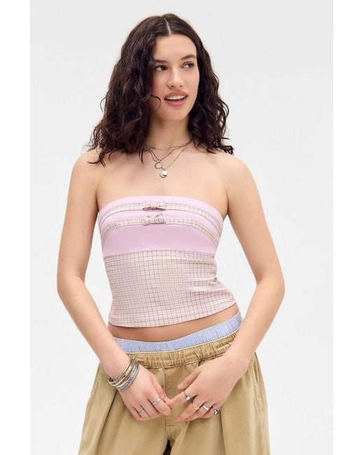 Kimchi Blue Purple Alicia Tube Top