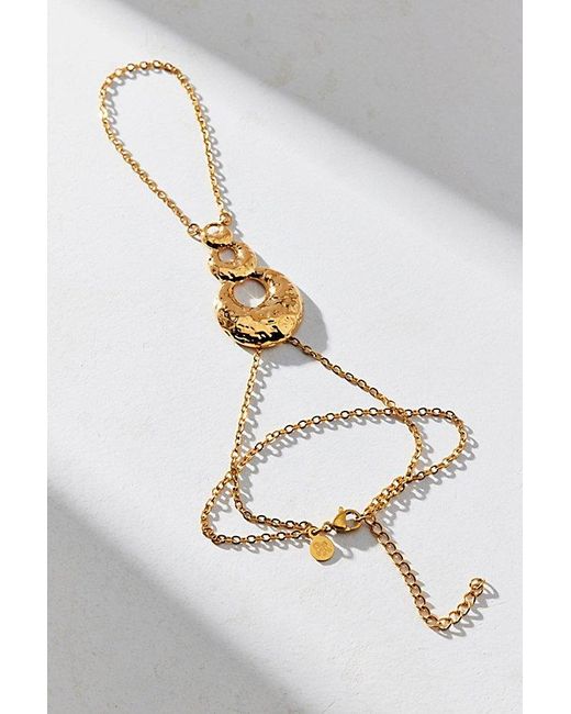 petit moments Brown Lua Hand Chain Bracelet