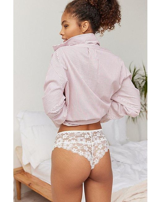 Out From Under White Lace Hotpant