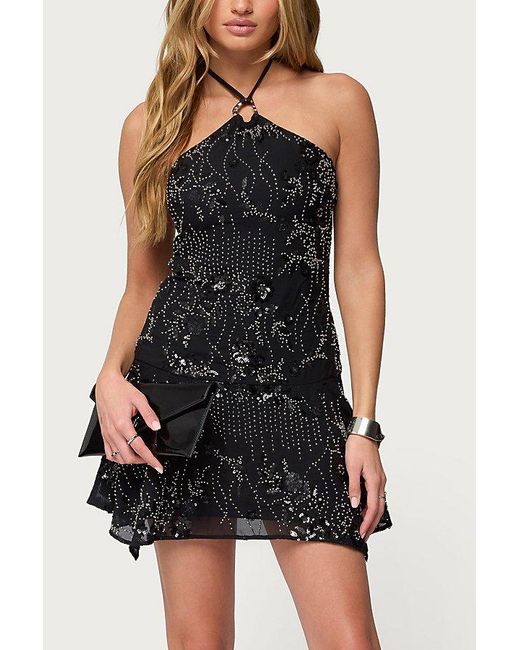 edikted adria bead & sequin mini dress in Black City Chic Plus Size the dress offers both Select your size:EU 46 - US 12 / 12.5 Existing MD