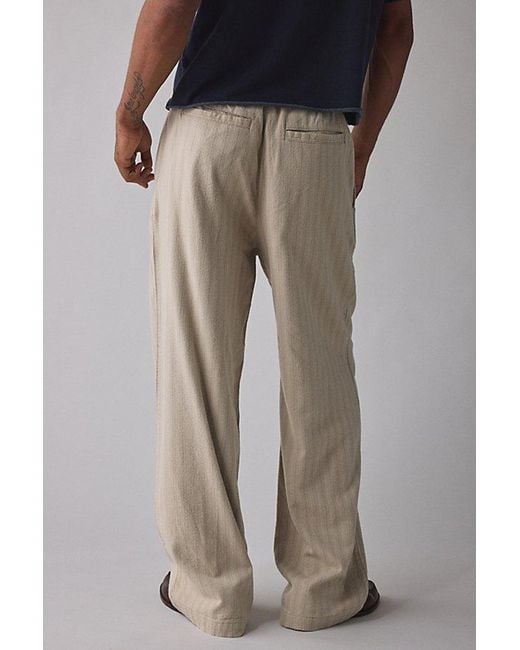Urban Outfitters Blue Uo Preston Wooly Stripe Pull-On Pant for men