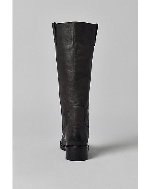 Urban Outfitters Gray Uo Tall Leather Slouch Boot