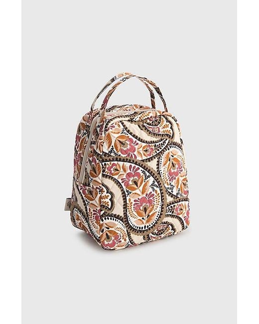 Vera Bradley Multicolor Quilted Cotton Large Lunch Bag