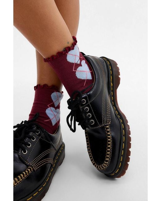 Out From Under Multicolor Argyle Ankle Socks