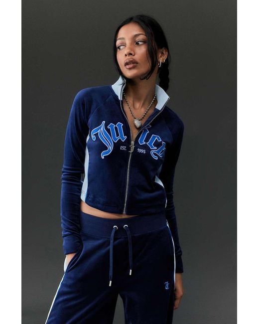Juicy Couture Blue Navy Track Jacket