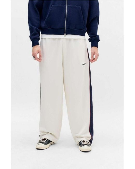 iets frans Blue Ecru & Navy Harri Panel Joggers for men