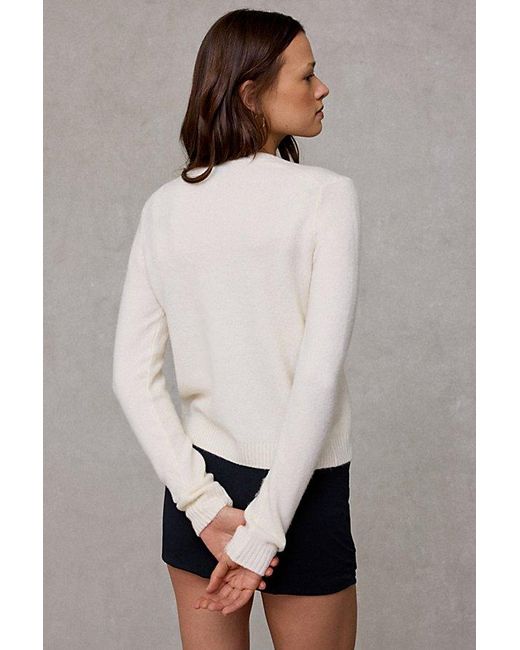 BDG White So Soft Cardigan