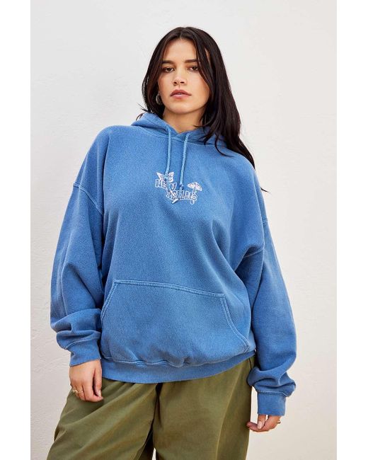 Urban Outfitters Blue Uo Explore New Realms Hoodie