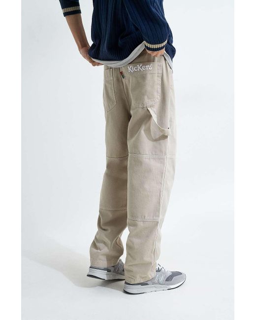 Kickers Cotton Beige Carpenter Trousers 