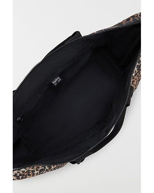Kipling Black Bori Printed Duffle Bag