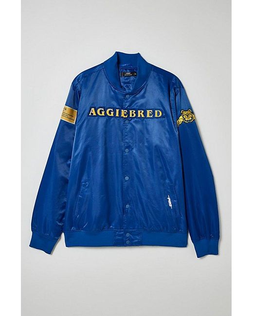 Urban Outfitters Blue Uo Summer Class '22 North Carolina A & T State University Satin Jacket