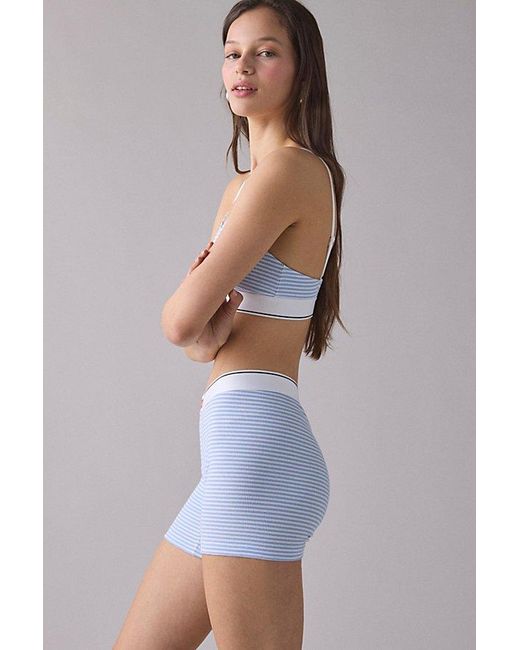 Hanes Blue Uo Exclusive Jersey Knit Boxer Briefs