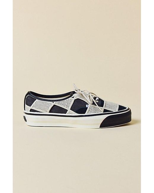 Vans Gray Lx Authentic 44 Checkered Sneakers