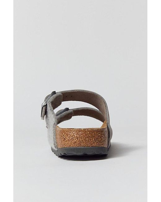 Birkenstock Gray Arizona Soft Footbed Sandal for men