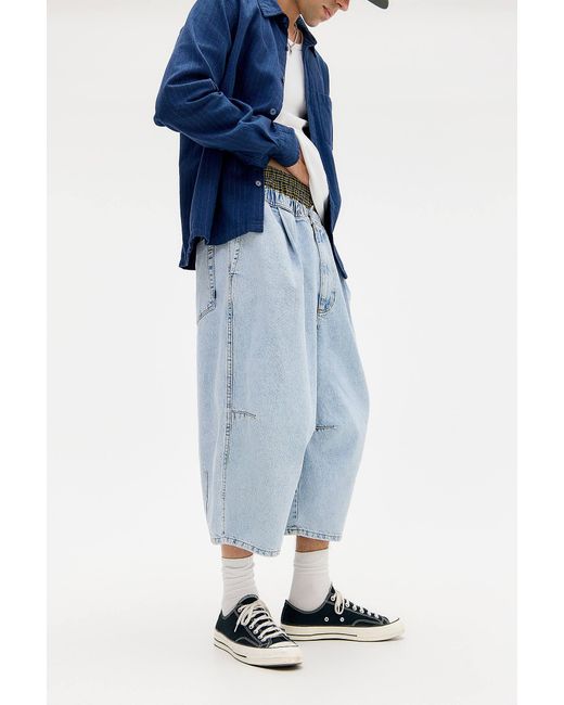 iets frans Blue Balloon Shorts for men