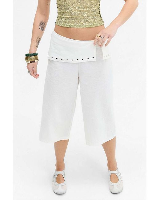 Motel White Oren Capri Trousers