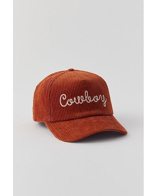 American Needle Multicolor Cowboy Cord Hat for men