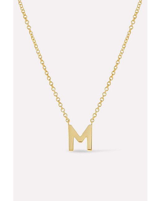 Ana Luisa White Letter Initial Necklace