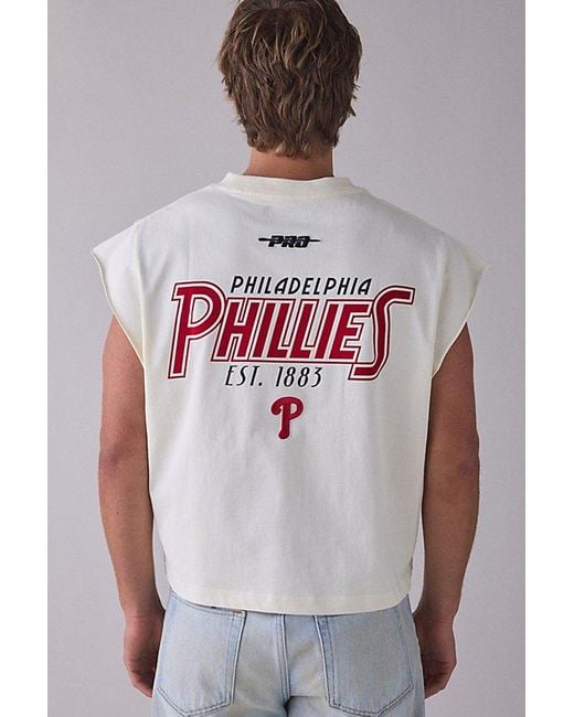 Pro Standard Mlb Philadelphia Phillies Paradise Graphic Muscle Tee