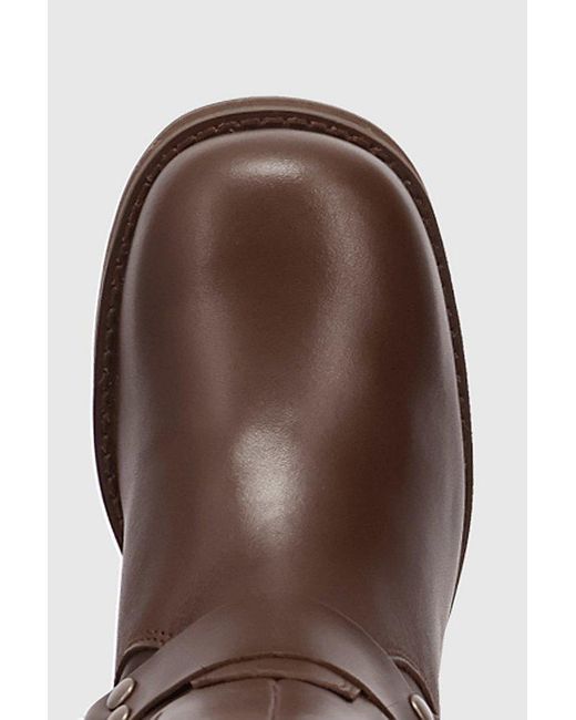 Dingo Brown Blacklist Star Leather Boot