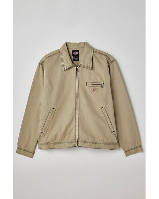 Dickies Natural Duck Canvas Contrast Stitch Jacket for men