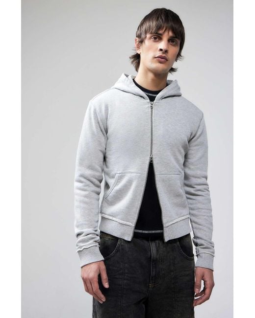 Jaded London Grey Marl Mini Monster Hoodie in Grey for Men | Lyst UK