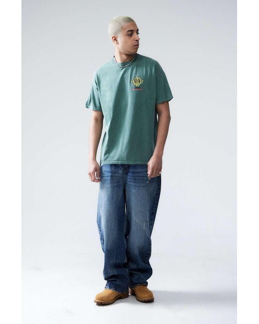 Urban Outfitters Uo Green Killer Acid T-shirt for men