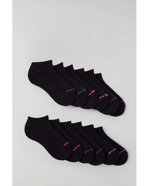 New Balance Performance Low Cut Sock 6pack In Black,at Urban