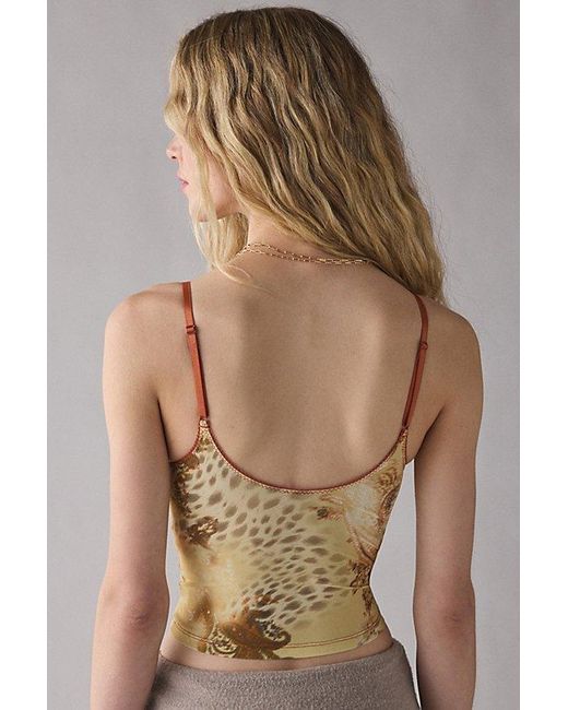 Out From Under Natural Je T'Aime Printed Cami