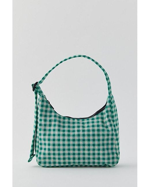 Baggu Green Mini Nylon Shoulder Bag