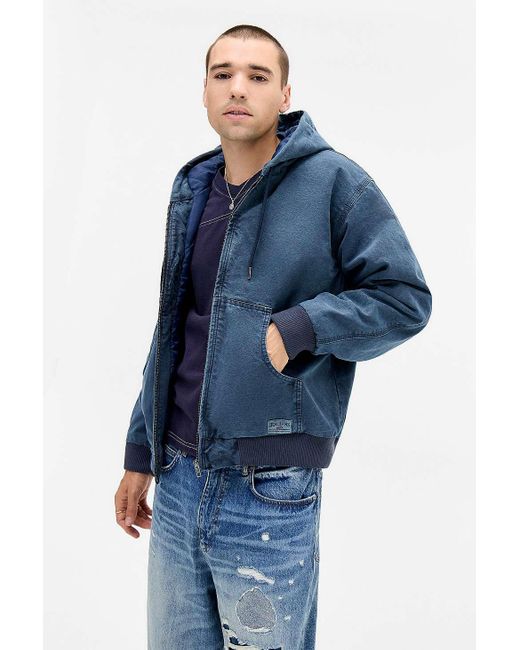 BDG Blue Rex Skate Hooded Jacket for men